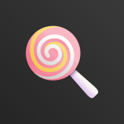 Candy AI lollipop logo